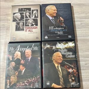(CD & DVD Set) Family Worship Center Jimmy Swaggart Religious set of 4